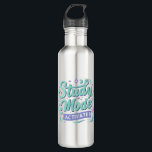Study Mode Activated Hydration Focus Bottle Edelstahlflasche<br><div class="desc">Stay hydrated and focused with this pastel “Study Mode: Activated” water bottle — the perfect school-day essential for students who care about energy,  wellness,  and academic motivation in every sip.</div>