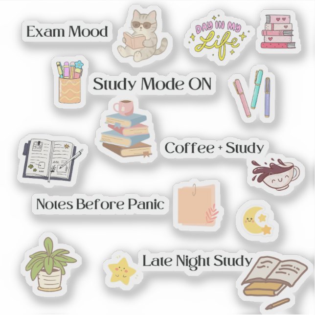 Study Mode Stickers (Devant)