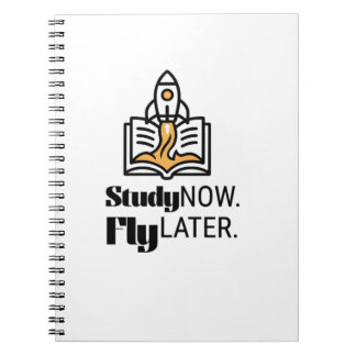 Study Now Fly Later – Student Motivation Notizblock