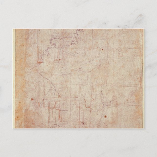 Study of a Head, 1525-26 Postkarte (Vorderseite)