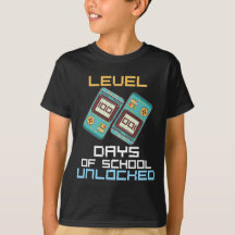Stufe 100 des coolen Gamer-Jungen in der Schule