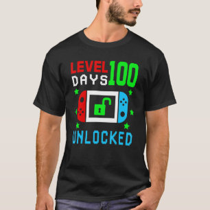 Stufe 100 Tage Entsperren schlauer Glück 100 Tage T-Shirt