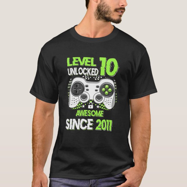 Stufe 10 Unverriegeltes Phantastisches 2011-Videos T-Shirt (Vorderseite)