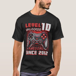 Stufe 10 Unverriegeltes Phantastisches 2012-Videos T-Shirt