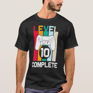 Stufe 10 Vollständige Hochzeit zum 10. Jahr T-Shirt