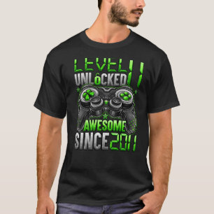Stufe 11 Phantastisch seit 2011 11 Geburtstag T-Shirt