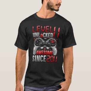 Stufe 11 Phantastisch seit 2011 11 Geburtstag T-Shirt