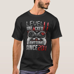 Stufe 11 Phantastisch seit 2011 11 Geburtstag T-Shirt