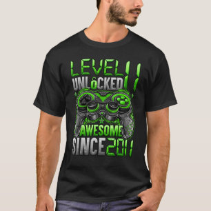 Stufe 11 Phantastisch seit 2011 11 Geburtstag T-Shirt