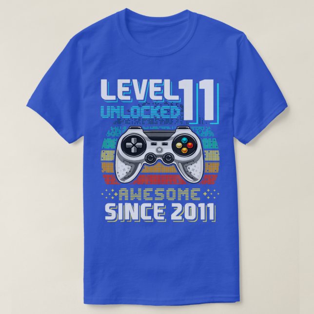 Stufe 11 Unverriegeltes Phantastisches 2011-Videos T-Shirt (Design vorne)