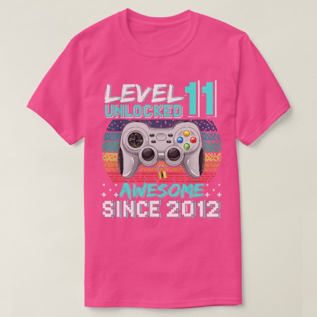 Stufe 11 Unverriegeltes Phantastisches 2012-Videos T-Shirt (Design vorne)