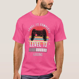 Stufe 12 Vollständiges Vintages Retro-Level-Gam T-Shirt