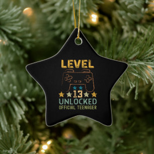 Stufe 13 entsperrte offizielle Spielerinnen und Sp Keramik Ornament