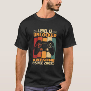 Stufe 13 Entsperrter 13-jähriger Video-Gamer 13. B T-Shirt