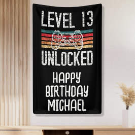 Stufe 13 Entsperrtes 13. Geburtstagsbanner Banner