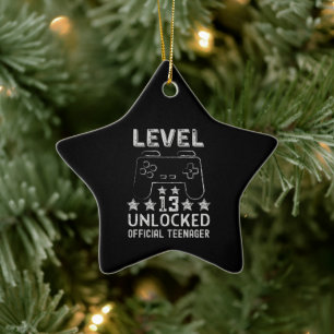 Stufe 13 offizieller Jugendlicher 13. Keramik Ornament