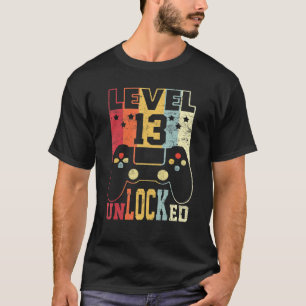 Stufe 13 Ungesperrtes Shirt Funny Video Gamer 13. 