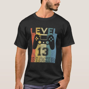 Stufe 13 Unverschlossen Geburtstag 13 Jahre alt se T-Shirt