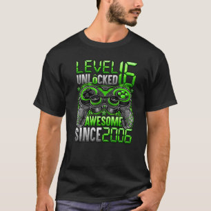 Stufe 16 Phantastisch seit 2006 16. Geburtstag T-Shirt