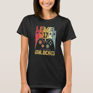 Stufe 17 Unverschlossene Sonne 17. Geburtstag 17 J T-Shirt