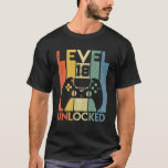 Stufe 18 unverschlossen Geburtstag 18 Jahre alt se T-Shirt<br><div class="desc">Stufe 18 unverschlossen Geburtstag 18 Jahre alt sein 18.</div>