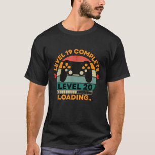 Stufe 19 Vollständige Stufe 20 Laden 19. Hochzeit T-Shirt