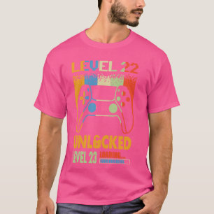 Stufe 22 Entsperrte Stufe 23 Laden Phantastisch 22 T-Shirt