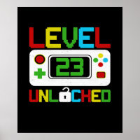 Stufe 23 Unverriegeltes Videospiel 10. Geburtstags