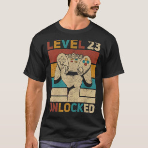 Stufe 23 Unverschlossener 23. Geburtstag 23 Jahre T-Shirt