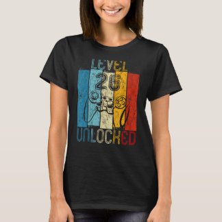 Stufe 26 Ungesperrtes Shirt Funny Video Gamer 26. 
