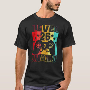 Stufe 26 Unverschlossene 26-jährige Männer 26. 26. T-Shirt