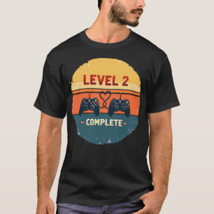 Stufe 2 abgeschlossen - 2. Geburtstagsgeschenk für T-Shirt