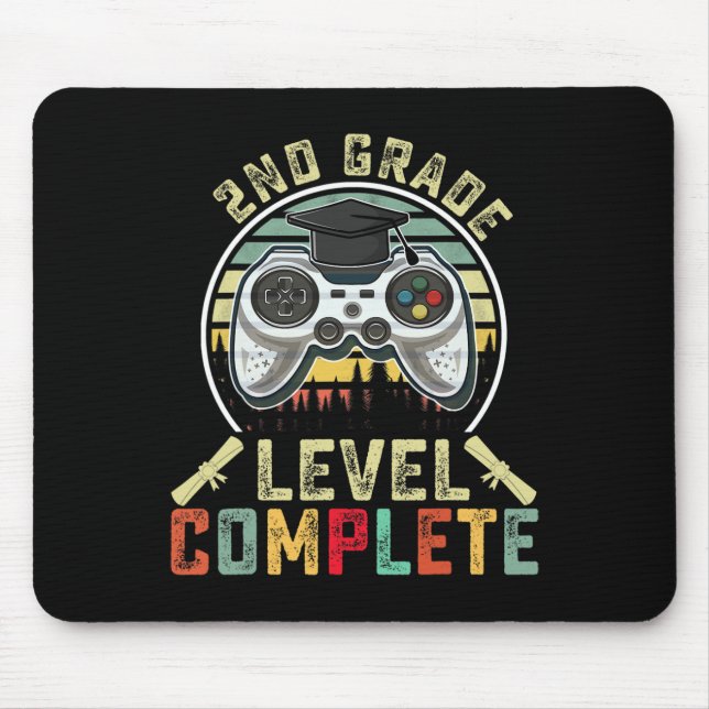 Stufe 2 Abschluss Gamer 2. Stufe Mousepad (Vorne)