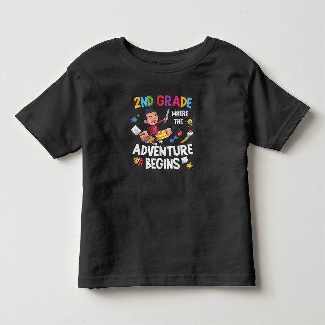 Stufe 2: Beginn des Abenteuers Kleinkind T-shirt (Vorderseite)
