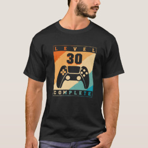 Stufe 30 abgeschlossen 1991 30 Jahre alter Gamer 3 T-Shirt
