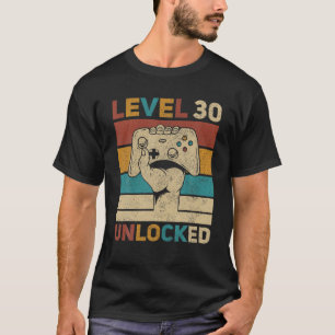 Stufe 30 Unverschlossene 30 Jahre alte Männer Kind T-Shirt