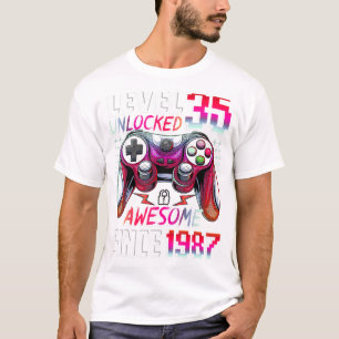 Stufe 35 Phantastisch seit 1987 35. Geburtstag T-Shirt