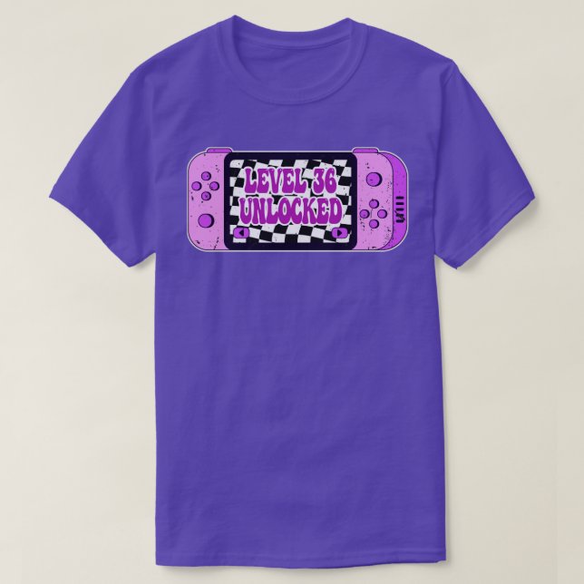 Stufe 36 Entsperrt T-Shirt (Design vorne)