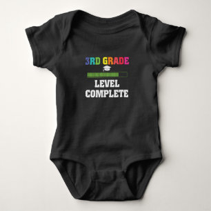 Stufe 3 Abschluss Kinder zurück zum SchulGamer Baby Strampler