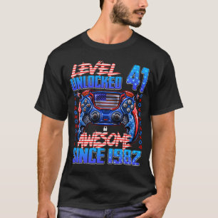 Stufe 41 Phantastisch seit 1982 41. Geburtstag T-Shirt