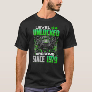 Stufe 44 Phantastisch seit 1979 44. Geburtstag T-Shirt