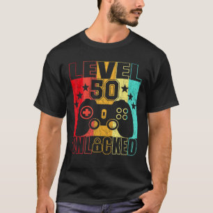 Stufe 50 Unverschlossene 50-Jährige Männer 50. 50 T-Shirt