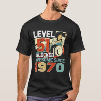 Stufe 51 Phantastisch seit 1970 51. Geburtstag T-Shirt