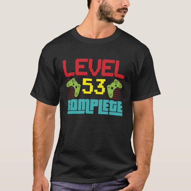 Stufe 53 Vollständige Stufe 53 Unverschlossene 53  T-Shirt (Vorderseite)