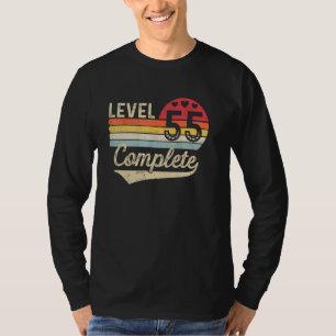 Stufe 55 Vollständiges 55. Hochzeitstag 55 Jahr T-Shirt