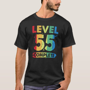 Stufe 55 Vollständiges 55. Hochzeitstag 55 Jahr T-Shirt