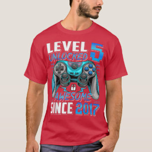 Stufe 5 Phantastisch seit 2017 5. Geburtstag G T-Shirt
