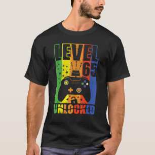 Stufe 65 Unverriegeltes Geburtstagsspiel Stufe 65  T-Shirt