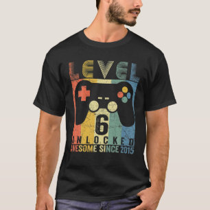 Stufe 6 Entsperrtes Phantastisches Videospiel 6. G T-Shirt