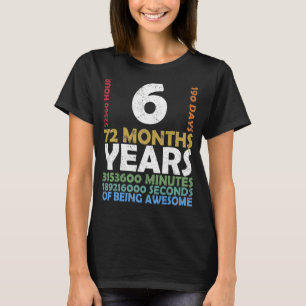 Stufe 6 Entsperrtes Videospiel 6. Geburtstagsparty T-Shirt